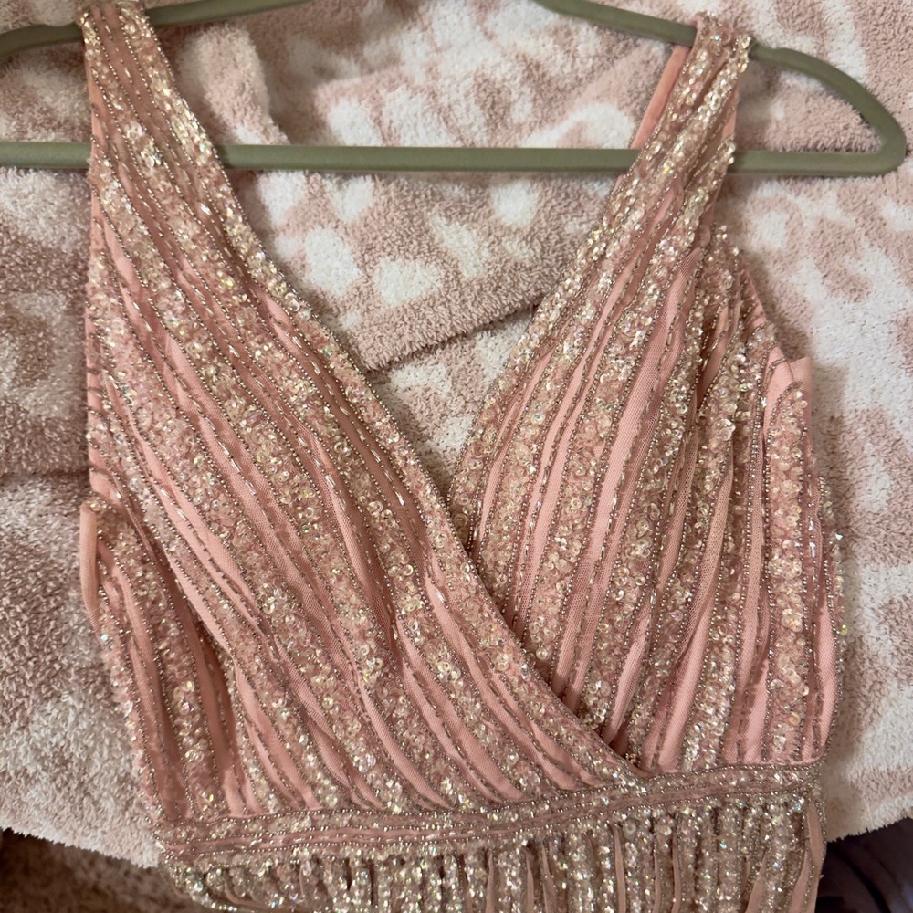 Sherri Hill Pink Sequin Dress | Size 0 | NWT